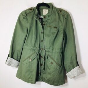 Tulle Green Utility Jacket